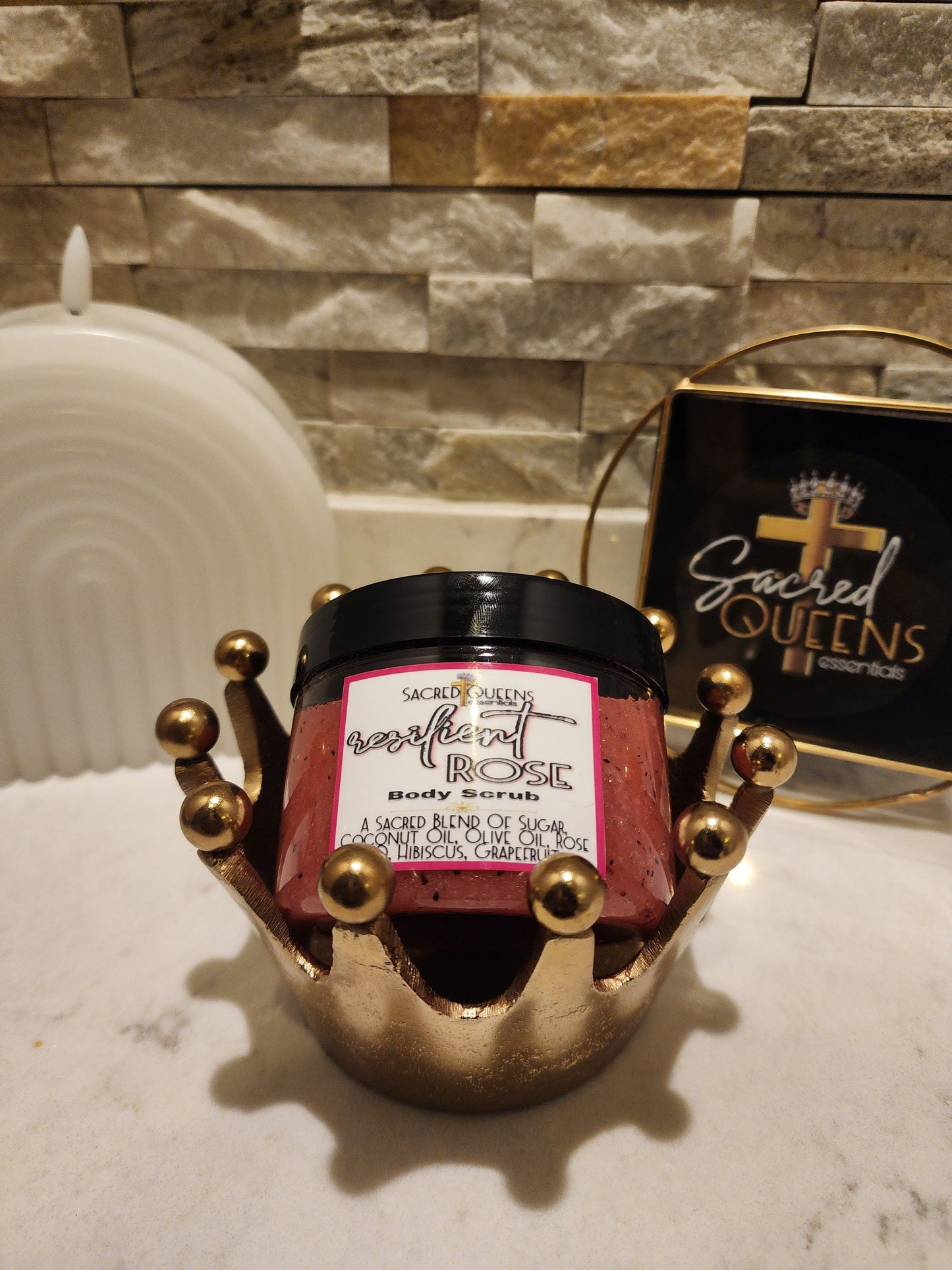 Resilient Rose Natural Body Scrub