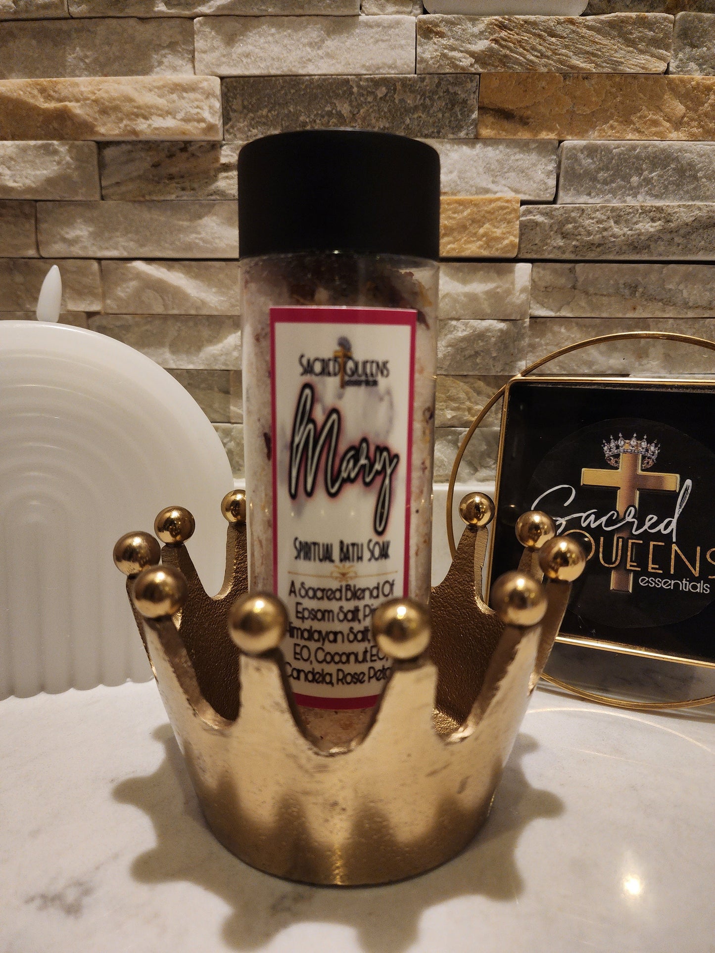 (Mary) Sacred Rose Bath Soak